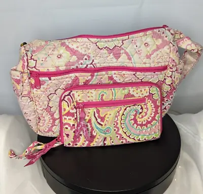 Vera Bradley Capri Melon Retired Handbag And Wristlet 50% To Charity • $0.99