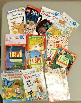 Lot Of 10 Level 1 Ready To-I Can Read-Step Into Reading-Learn Read Books MIX • $9.95