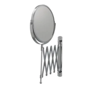 Extending Wall Mounted Mirror Bathroom Cosmetic Makeup Shaving Mirror Magnifying • £13.99