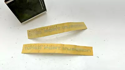 1985-1990 NOS GM Camaro Tuned Port Injection Decal Rocker Panel Stickers Emblem • $79.99