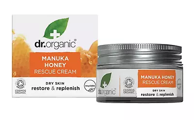 Dr. Organic Bioactive Organic MANUKA HONEY 15+ 24hr Rescue Cream 50ml • £10.95
