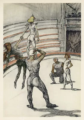 Toulouse-Lautrec Circus Lithograph Printed By Mourlot  987006 • $74.99