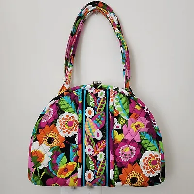 $79.95 • Buy Vera Bradley Eloise Va Va Bloom, Kisslock/Magnetic Closure Bag, Purse, Handbag