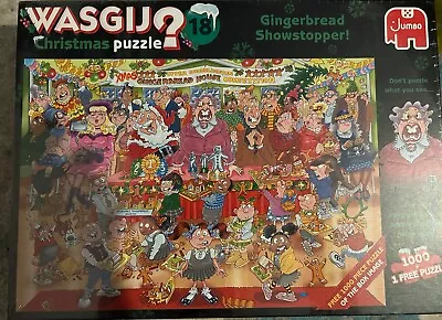 Wasgij Gingerbread Showstopper Jigsaw Puzzle 2 X 1000 Pieces • £9