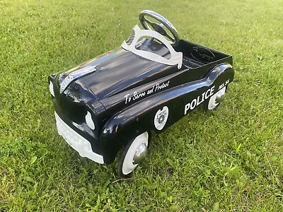Vintage Police Metro City’s Finest Patrol Metal Pedal Car By Instep No. 54 • $439.96