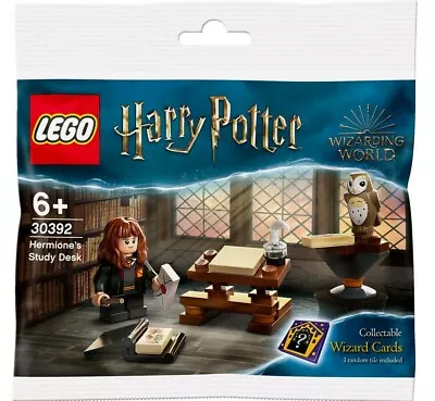 LEGO Hermione's Study Desk Set 30392 HARRY POTTER  PolyBag RARE EXCLUSIVE NEW • $13.99