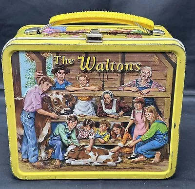 Vintage 1973 The Waltons TV Show Metal Lunch Box Aladdin • $74.99