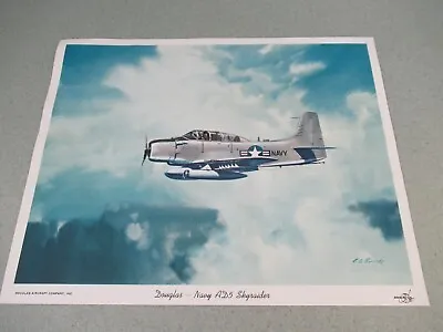 Douglas - Navy AD-5 Skyraider Print By R.G. Smith • $8