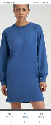 £35 • Buy NEW Levi's Navy Sweatshirt Dress Size M