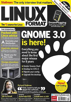 Linux Format Magazine Gnome 3.0 Richard Stallman Programming Tutorials 2011 • £16.60