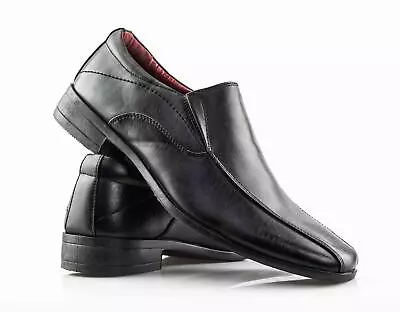 Mens Office Work School Slip On Twin Gusset Smart Dress Casual Formal Shoes Size • £23.95