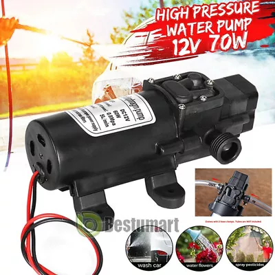 12V Automatic Fresh Water Pressure Diaphragm Pump 5GPM 130PSI For Boat/Marine/RV • $31.99