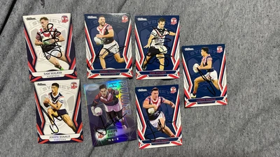 $60 • Buy Signed Sydney Roosters 2023 NRL Traders Bulk Set Cards