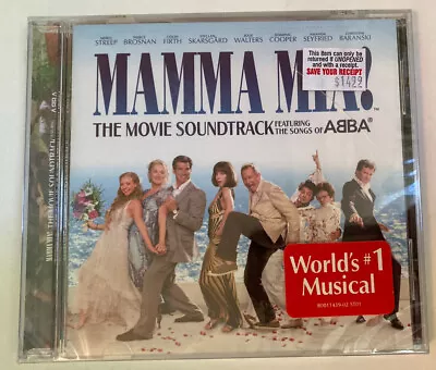 Mamma Mia! The Movie Soundtrack Featuring The Songs Of ABBA Music CD  NEW SEALED • $8.39