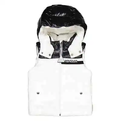 Moncler Boys Natural Nurow Colorblock Down Gilet Vest • $237.59