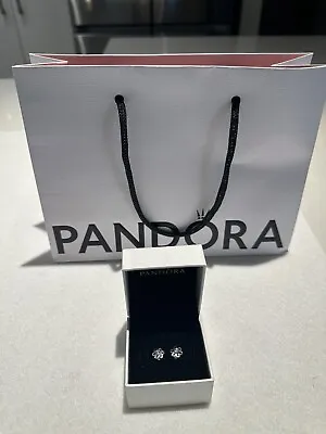 $55 • Buy Pandora Flower Earrings 