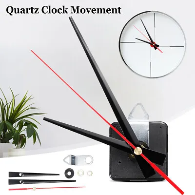 Silent Quartz Movement Wall Clock Motor Mechanism Long Spindle DIY Repair Kit AU • $14.89