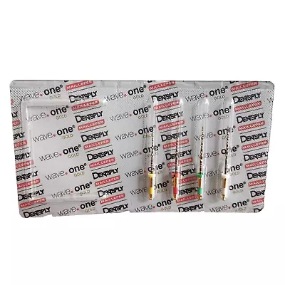 Waveone Gold Wave One Assorted Endodontic File Root Canal Dentsply 4 Pack 25mm • $29