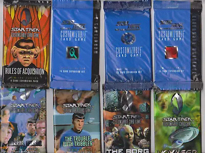 Star Trek Ccg Pack Listings -- Pick And Mix Different Sets! Some Decks Available • $1.50