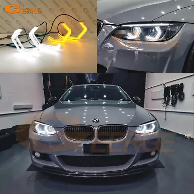 For BMW 3 Series E92 M3 E93 Concept M4 Iconic Style LED Angel Eyes Halo Rings • $91.64