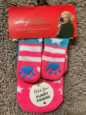 Marilyn Monroe Furry Friend  Matching Pet/Owners Socks Low Cuts -Small Breeds • $10