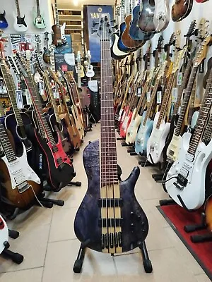 Ibanez Srsc805 New Electric Bass Guitar 5 String Singlecut Twilight Flat Pro • $990