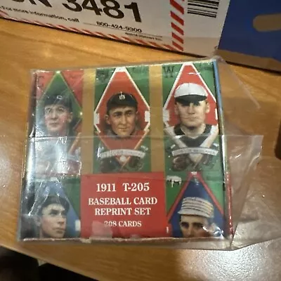 1911 T-205 GOLD BORDER Reprint Baseball Card Set Complete IN BOX 208 Cards COBB+ • $75