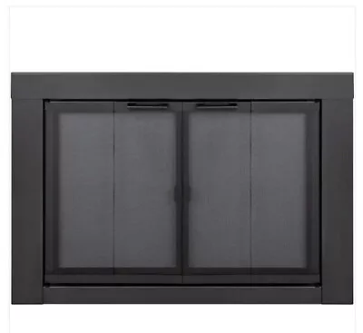 Pleasant Hearth Carson X-Small Vintage Iron Glass Fireplace Doors CN-1001 • $269.95