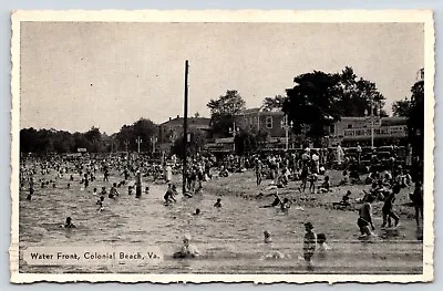 Virginia Colonial Beach Water Front Vintage Postcard • $12.75