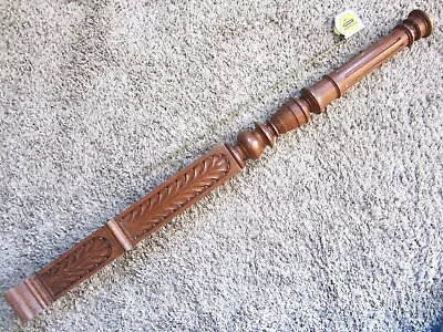 $29.99 • Buy Tall Acanthus Carved Oak Architectural Column Victorian Furniture Wood Bed Post?