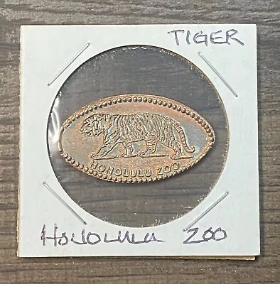 $3.59 • Buy Honolulu Zoo Tiger Waikiki, Hawaii Hawaiian Elongated Penny Token