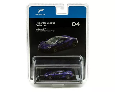 McLaren P1 – Lantana Purple 1:64 Model Car By PosterCars H04B • $8.99