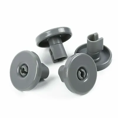 4x Dishwasher Lower Basket Wheels For Ikea DW60 RDW60 Spare Rollers 40mm • £4.68