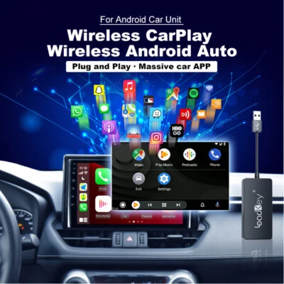 $81.99 • Buy USB CarPlay Smart Dongle Box Adapter For IOS Android Auto Car Navigation Player
