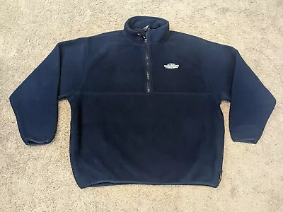 Vintage Antarctica McMurdo Station Pullover Mens XXL 2XL Blue Port Authority • $139.77