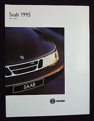 1995 Saab 900 9000 Dealer Sales Brochure Coupe Convertible 5-Dr CS CSE CDE Aero  • $3.97