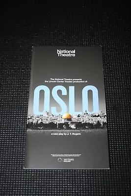 Oslo - 2017 National Theatre Programme - Toby Stephens Lydia Leonard • £2.80