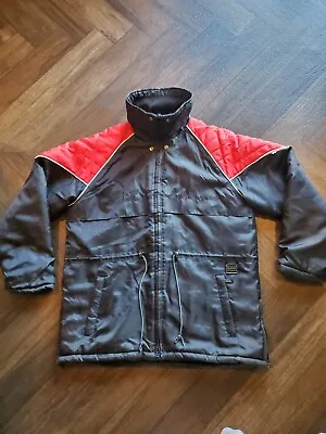 Vintage 90's Yamaha Snowmobile Jacket Red Black Mens XL (No Stains) Great Shape! • $69.95