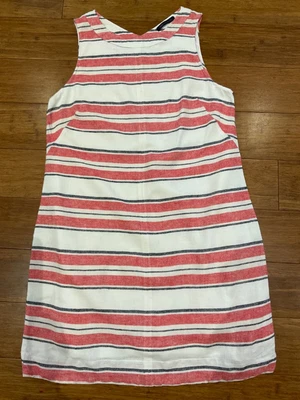 £6.75 • Buy M&S Summer Dress Size 14. Striped. Lined. Sleeveless. VGC