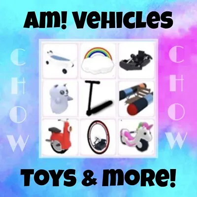 Vehicles Pets Toys & More! -ADOPT From ME- ✨ALL ITEMS IN STOCK!✨ • $999