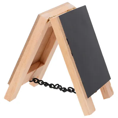 1Pc Mini Wooden Chalkboard Easel Black Mini Wooden Chalkboard Easel Little • $7.72