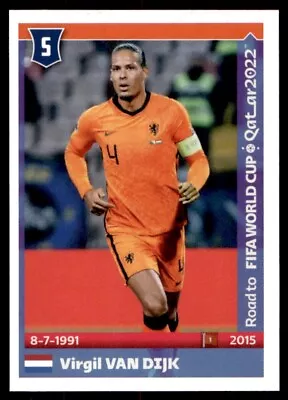 Panini Road To World Cup Qatar 2022 - Virgil Van Dijk Netherlands No. 320 • £1