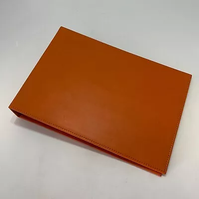 £14.99 • Buy Lucrin Orange A5 Landscape D-Shape Ring Binder