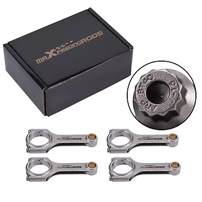 4340 Forged H-Beam Connecting Rods+ARP Bolts For VW Golf MK2 1.6L Turbo Diesel • $388.76