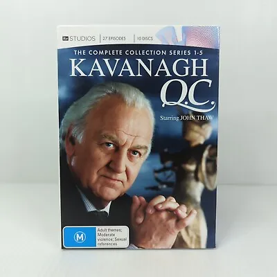 BBC Studios Kavanagh QC The Complete Collection Series 1-5 DVD Region 4 PAL • £24.79