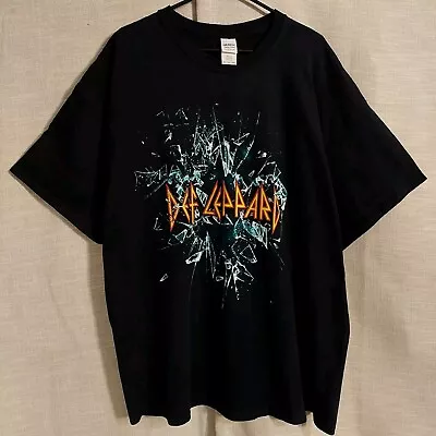 DEF LEPPARD Welcome To The Edge Of Your Seat 2015 Tour Band Merch Shirt - XXL • $60