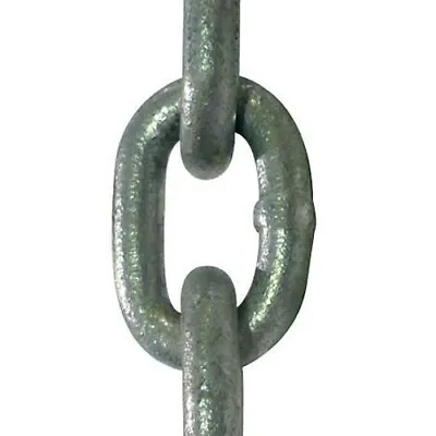 3/8   X 20 FT Galvanized Chain Grade 43 Binder Gate Fence 5400 Lbs Welded • $87.09