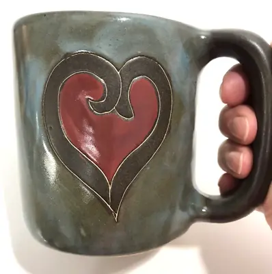 Mara Stoneware Mug Hearts 16 Oz • $22.99
