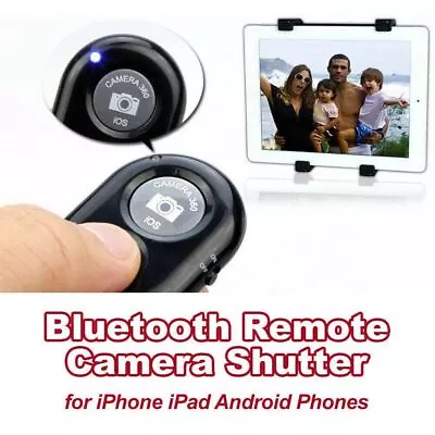 Wireless Bluetooth Remote Control Camera For IPhone X IPad Samsung S9 S8 Nonoem • $3.98