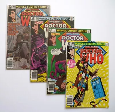 Marvel Premiere Numbers 57 Thru 60 Featuring Doctor Who. • $25